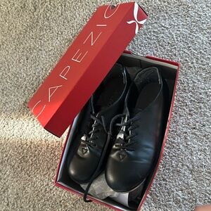 Capezio black Tic Tap Toe tap shoes